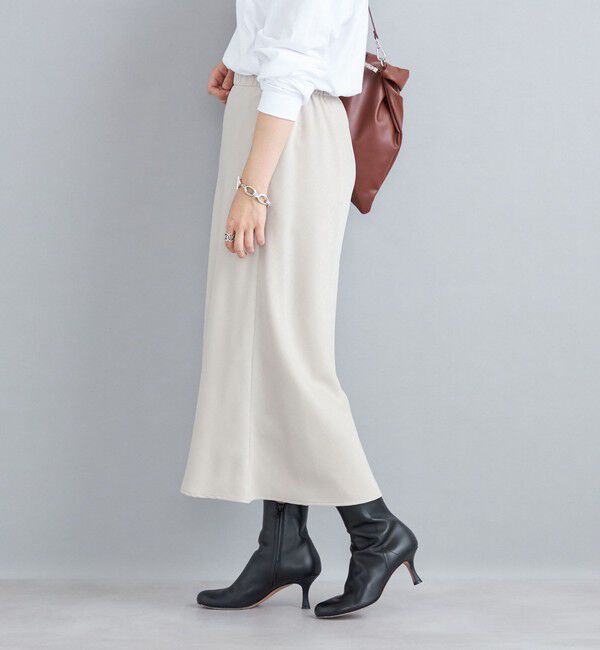 SHIPS for women「〈手洗い可能〉フィブリルサテン マーメイド スカート◇」|スカート|