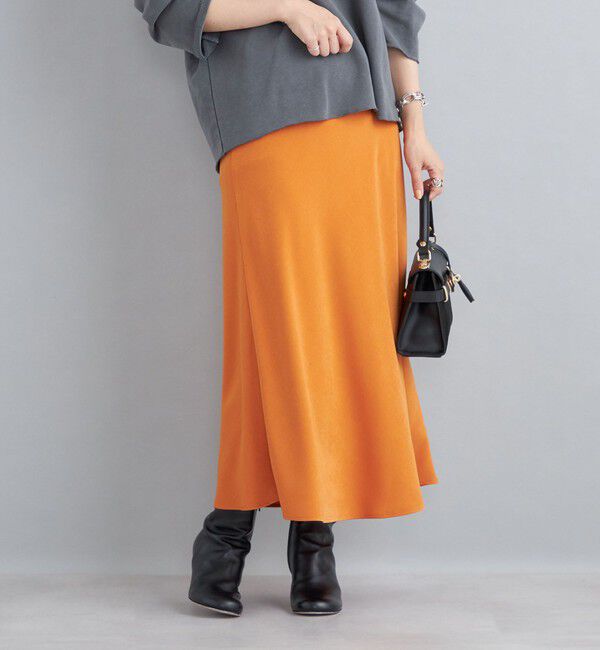 SHIPS for women「〈手洗い可能〉フィブリルサテン マーメイド スカート◇」|スカート|