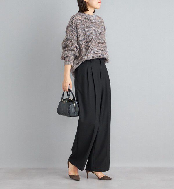 SHIPS for women「〈手洗い可能〉2タックワイドパンツ◇」|その他|