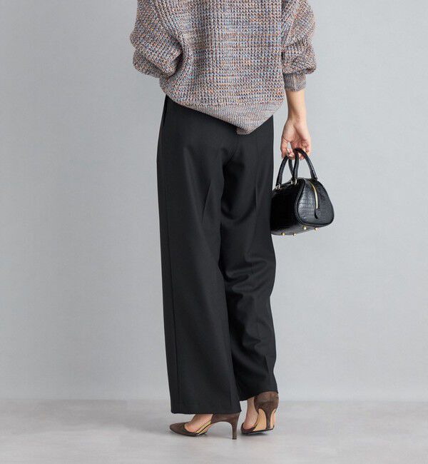SHIPS for women「〈手洗い可能〉2タックワイドパンツ◇」|その他|