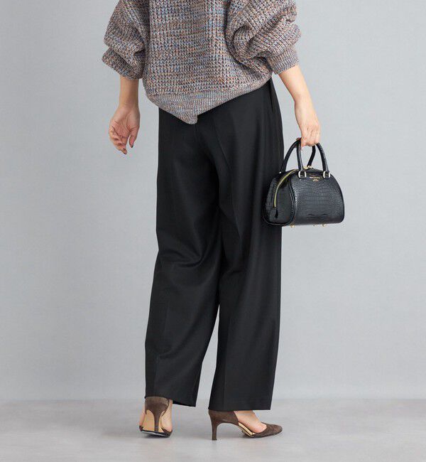 SHIPS for women「〈手洗い可能〉2タックワイドパンツ◇」|その他|