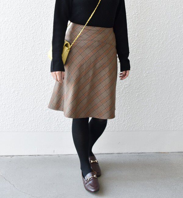 SHIPS any「SHIPS any: フレア ミディ スカート」|スカート|