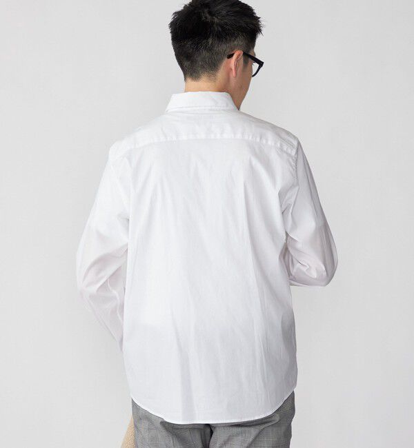 SHIPS「SHIPS: セミワイドカラー スーパーストレッチ ロングスリーブ シャツ」|シャツ・ブラウス|