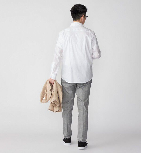 SHIPS「SHIPS: セミワイドカラー スーパーストレッチ ロングスリーブ シャツ」|シャツ・ブラウス|