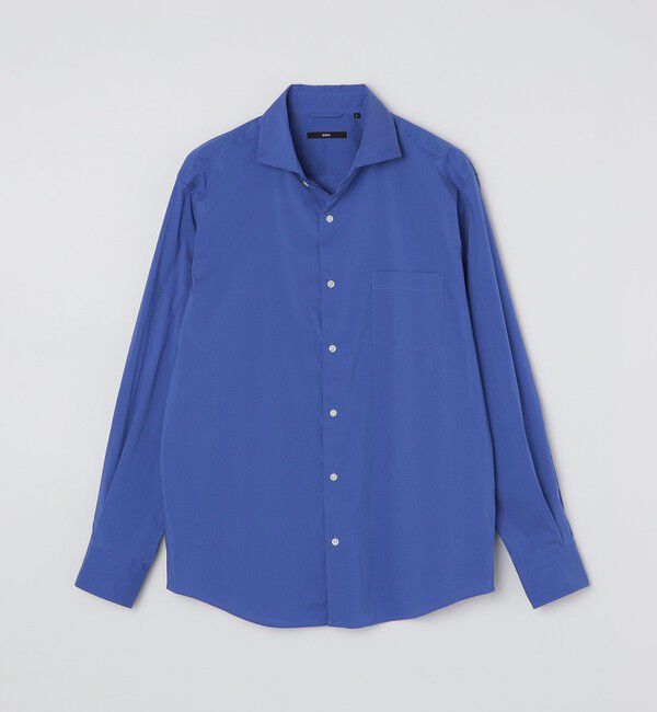 SHIPS「SHIPS: セミワイドカラー スーパーストレッチ ロングスリーブ シャツ」|シャツ・ブラウス|