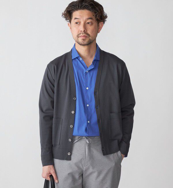 SHIPS「SHIPS: セミワイドカラー スーパーストレッチ ロングスリーブ シャツ」|シャツ・ブラウス|