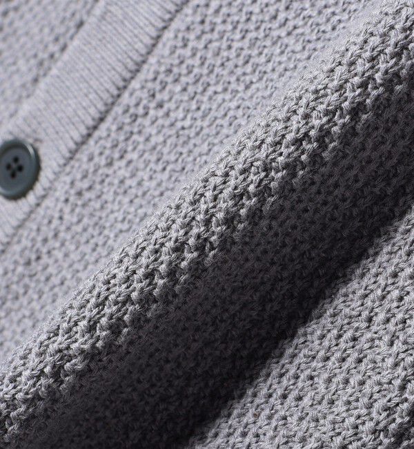 SHIPS any「【SHIPS any別注】SKOOKUM: 〈手洗い可能〉鹿の子 クルーネック カーディガン◇」|カーディガン|