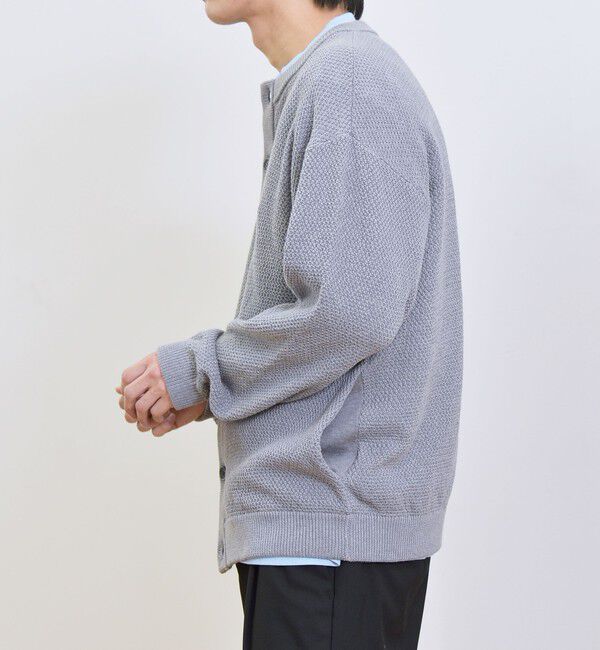 SHIPS any「【SHIPS any別注】SKOOKUM: 〈手洗い可能〉鹿の子 クルーネック カーディガン◇」|カーディガン|