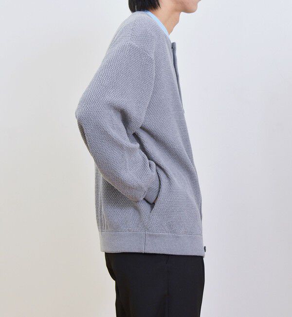 SHIPS any「【SHIPS any別注】SKOOKUM: 〈手洗い可能〉鹿の子 クルーネック カーディガン◇」|カーディガン|