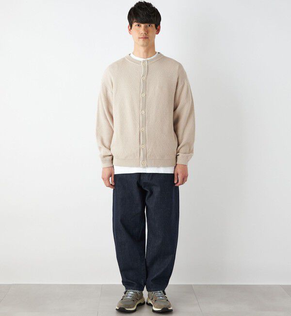SHIPS any「【SHIPS any別注】SKOOKUM: 〈手洗い可能〉鹿の子 クルーネック カーディガン◇」|カーディガン|