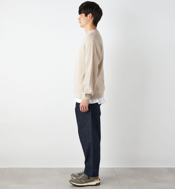 SHIPS any「【SHIPS any別注】SKOOKUM: 〈手洗い可能〉鹿の子 クルーネック カーディガン◇」|カーディガン|