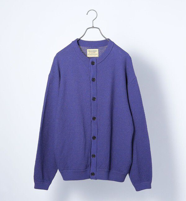 SHIPS any「【SHIPS any別注】SKOOKUM: 〈手洗い可能〉鹿の子 クルーネック カーディガン◇」|カーディガン|