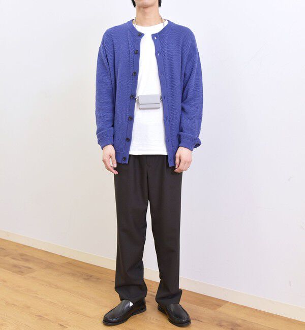 SHIPS any「【SHIPS any別注】SKOOKUM: 〈手洗い可能〉鹿の子 クルーネック カーディガン◇」|カーディガン|