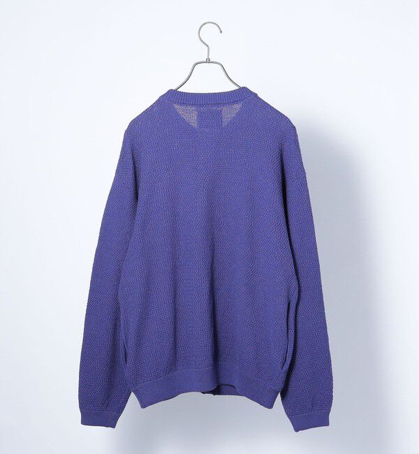 SHIPS any「【SHIPS any別注】SKOOKUM: 〈手洗い可能〉鹿の子 クルーネック カーディガン◇」|カーディガン|