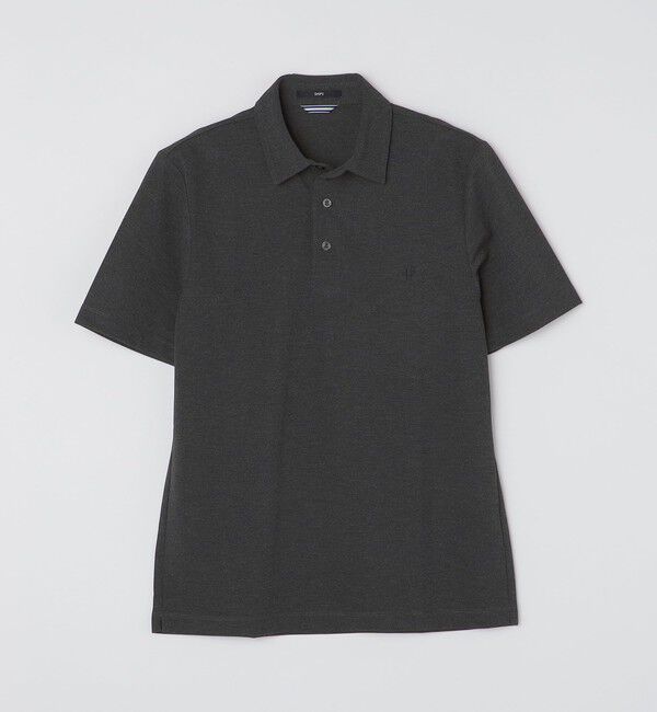 SHIPS「【WEB限定】SHIPS: 吸水速乾・UVケア Drymix（R）ワンポイントロゴ レギュラーカラー ポロシャツ」|ポロシャツ|