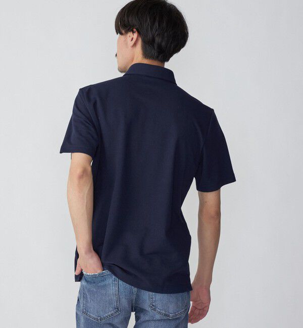 SHIPS「【WEB限定】SHIPS: 吸水速乾・UVケア Drymix（R）ワンポイントロゴ レギュラーカラー ポロシャツ」|ポロシャツ|