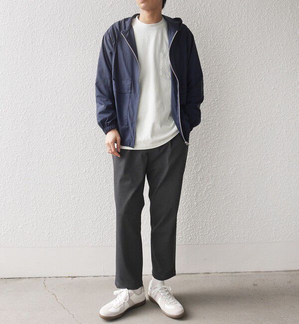 SHIPS any「【SHIPS any別注】CLEVE: 〈ダントツ撥水・軽量〉ライト ナイロン ジップ パーカー◇」|ブルゾン・スタジャン|