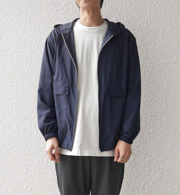 SHIPS any「【SHIPS any別注】CLEVE: 〈ダントツ撥水・軽量〉ライト ナイロン ジップ パーカー◇」|ブルゾン・スタジャン|