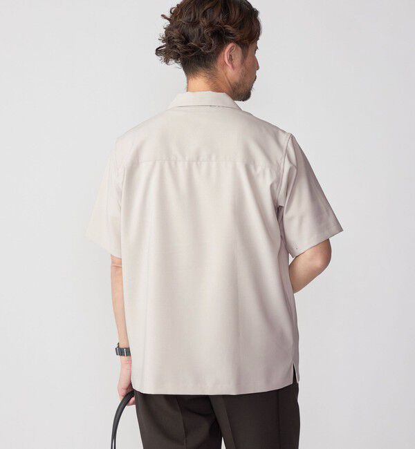 SHIPS「SHIPS: MADE IN JAPAN ドライタッチ オープンカラーシャツ 23SS」|シャツ・ブラウス|