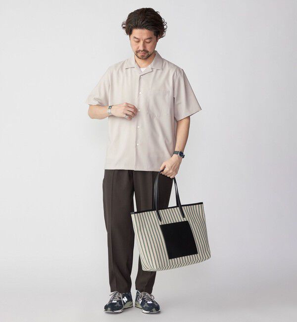 SHIPS「SHIPS: MADE IN JAPAN ドライタッチ オープンカラーシャツ 23SS」|シャツ・ブラウス|