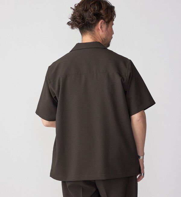 SHIPS「SHIPS: MADE IN JAPAN ドライタッチ オープンカラーシャツ 23SS」|シャツ・ブラウス|