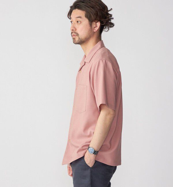 SHIPS「SHIPS: MADE IN JAPAN ドライタッチ オープンカラーシャツ 23SS」|シャツ・ブラウス|