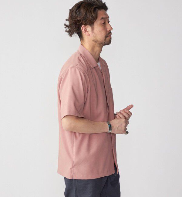 SHIPS「SHIPS: MADE IN JAPAN ドライタッチ オープンカラーシャツ 23SS」|シャツ・ブラウス|