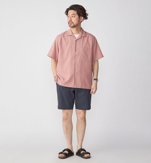 SHIPS「SHIPS: MADE IN JAPAN ドライタッチ オープンカラーシャツ 23SS」|シャツ・ブラウス|