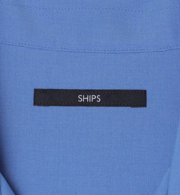 SHIPS「SHIPS: MADE IN JAPAN ドライタッチ オープンカラーシャツ 23SS」|シャツ・ブラウス|