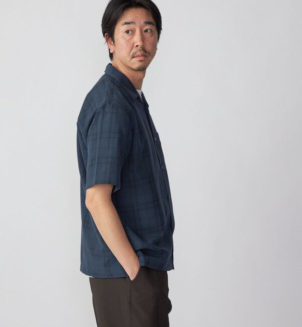 SHIPS「SHIPS: MADE IN JAPAN ドライタッチ オープンカラーシャツ 23SS」|シャツ・ブラウス|
