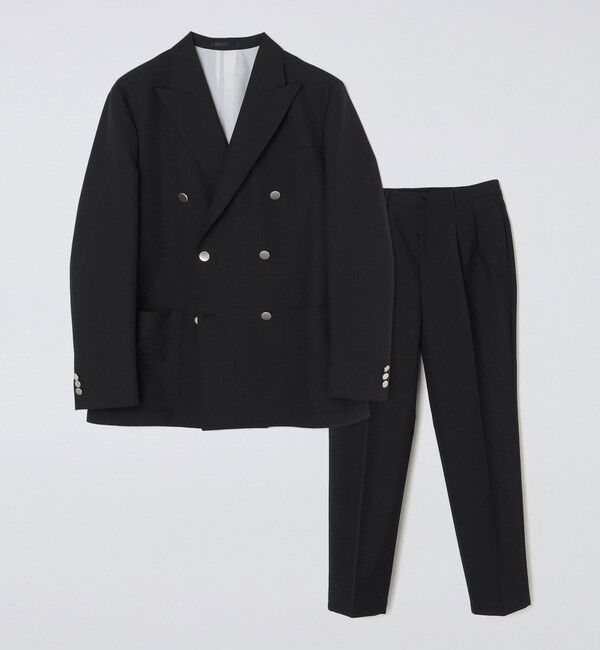 SHIPS「BATEAUX DE SHIPS: ウール/モヘヤ ダブルブレスト ジャケット」|テーラードジャケット|