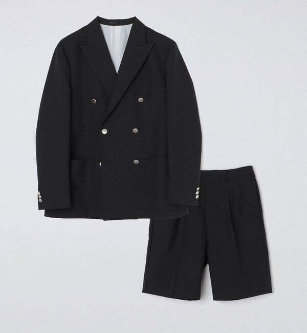 SHIPS「BATEAUX DE SHIPS: ウール/モヘヤ ダブルブレスト ジャケット」|テーラードジャケット|