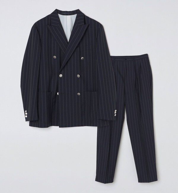 SHIPS「BATEAUX DE SHIPS: ウール/モヘヤ ダブルブレスト ジャケット」|テーラードジャケット|