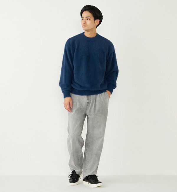 SHIPS Colors 「SHIPS Colors: テーパード ワイド トラウザー デニム◇」|デニム|