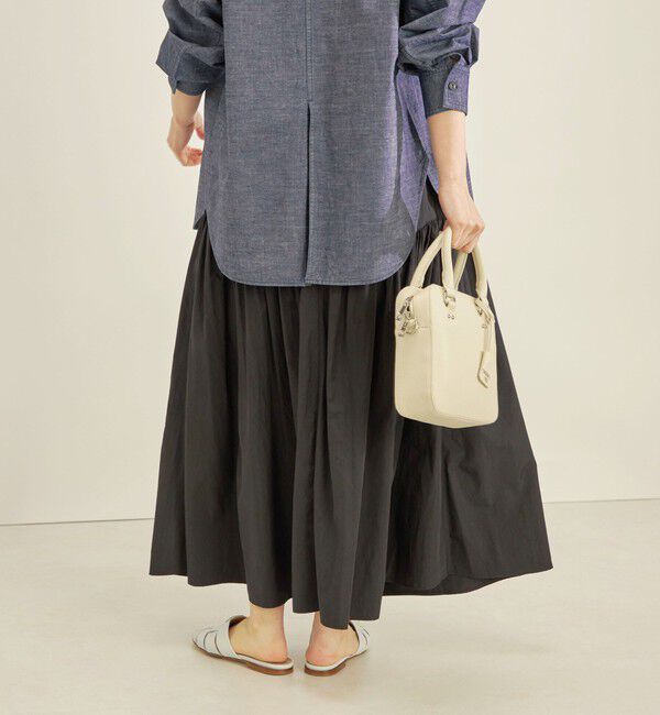 SHIPS for women「〈手洗い可能〉タフタ ティアード ロング スカート」|スカート|
