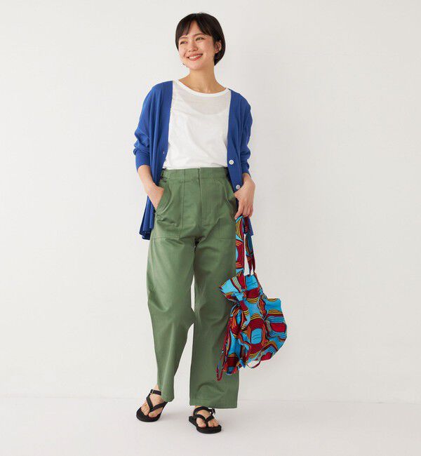 SHIPS Colors 「SHIPS Colors:〈洗濯機可能〉コットン ツイル ベイカー パンツ4◇」|その他|