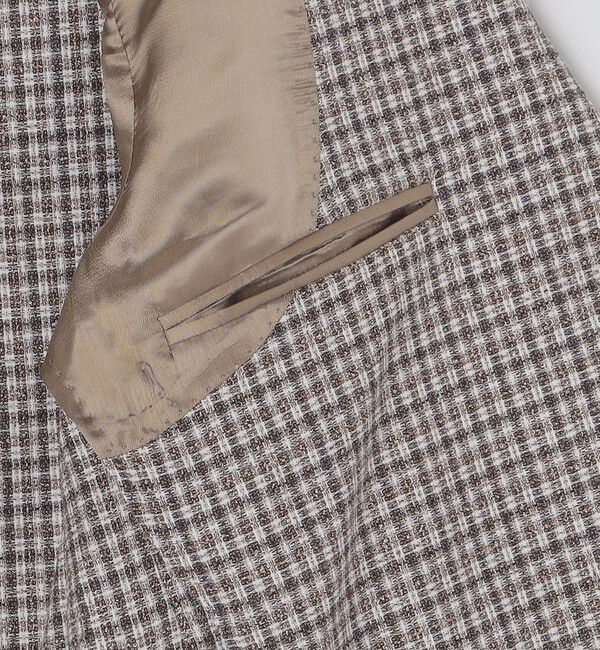 SHIPS「FUGATO: メランジ チェック ジャケット」|テーラードジャケット|