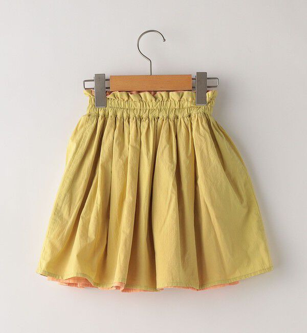 SHIPS KIDS「SHIPS KIDS:100～130cm / リバーシブル ギャザー スカート」|フレア|