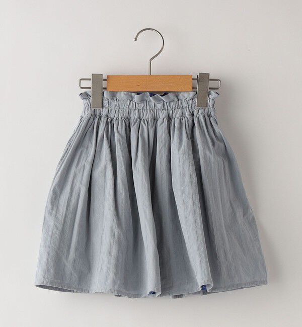 SHIPS KIDS「SHIPS KIDS:100～130cm / リバーシブル ギャザー スカート」|フレア|