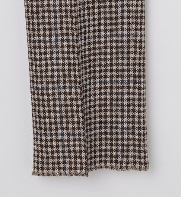 SHIPS「SHIPS: ラグジュアリー シェパードチェック ツープリーツ パンツ」|チノ|