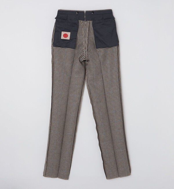 SHIPS「SHIPS: ラグジュアリー シェパードチェック ツープリーツ パンツ」|チノ|