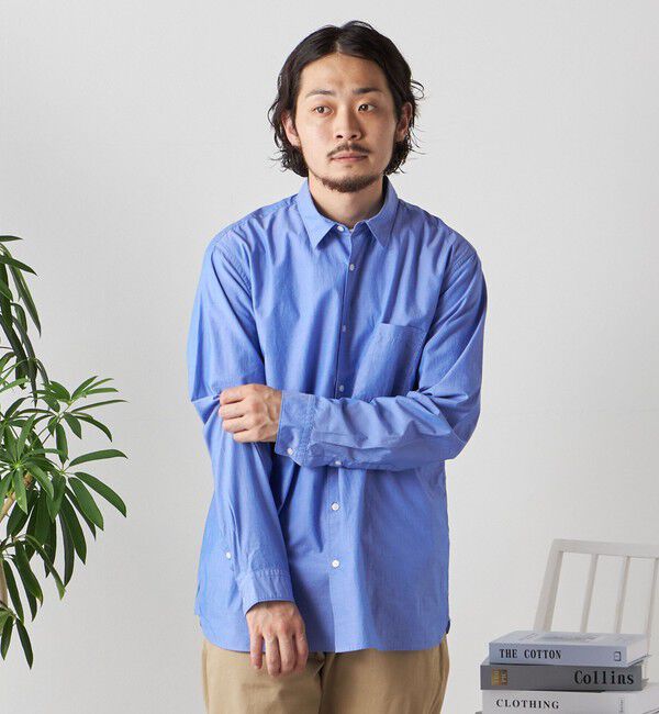 SHIPS any「SHIPS any: ストライプ / ソリッド リラックス レギュラーカラー シャツ 24SS◇」|シャツ・ブラウス|