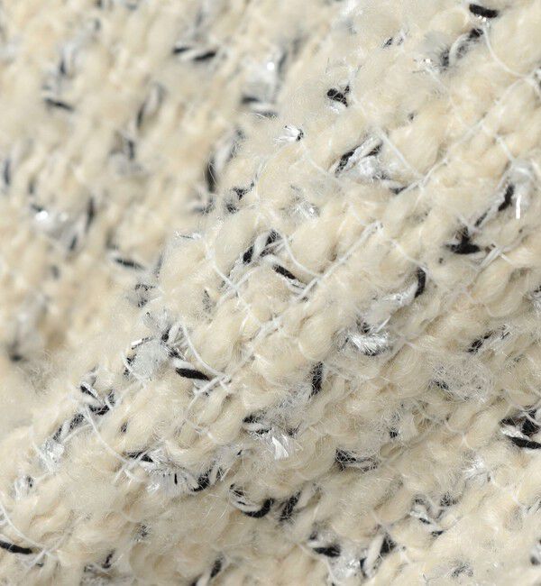 quaranciel「quaranciel: ファンシー ツイード ノーカラー ジャケット」|ノーカラージャケット|