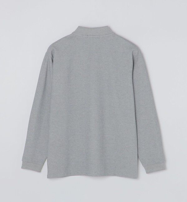 SHIPS「【WEB限定】SHIPS: ワンポイント ロゴ バーズアイ ロングスリーブ ポロシャツ」|ポロシャツ|