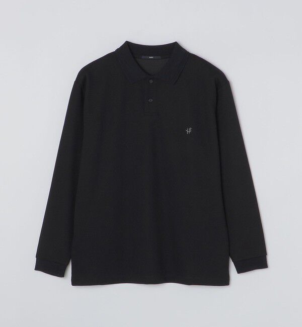 SHIPS「【WEB限定】SHIPS: ワンポイント ロゴ バーズアイ ロングスリーブ ポロシャツ」|ポロシャツ|