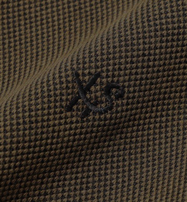 SHIPS「【WEB限定】SHIPS: ワンポイント ロゴ バーズアイ ロングスリーブ ポロシャツ」|ポロシャツ|