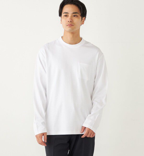 SHIPS Colors 「SHIPS Colors: 〈抗菌防臭〉コットンスムース ビズTEE クルーネック◇」|Tシャツ・カットソー|