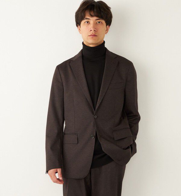 SHIPS Colors 「SHIPS Colors: AVANT  ウールライク ジャージー ジャケット (セットアップ対応)」|テーラードジャケット|