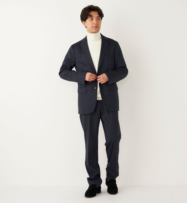 SHIPS Colors 「SHIPS Colors: AVANT  ウールライク ジャージー ジャケット (セットアップ対応)」|テーラードジャケット|