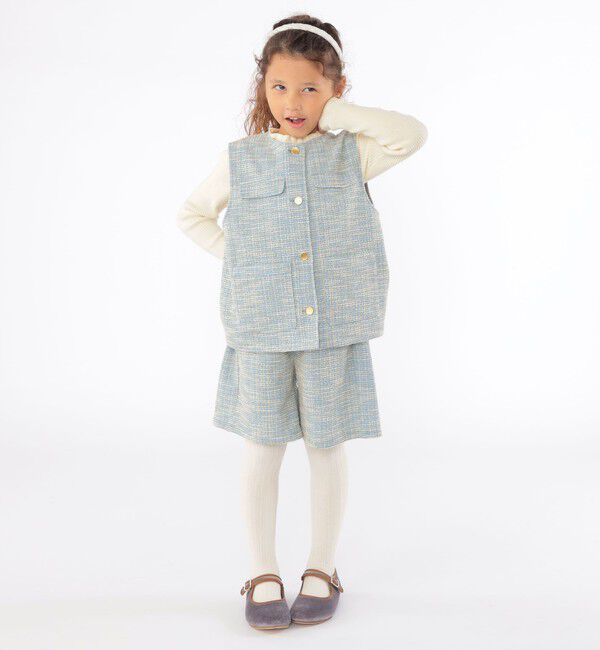 SHIPS KIDS「SHIPS KIDS:100～130cm / ツイード キュロット」|キュロット|